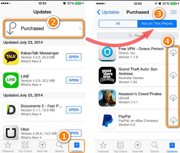 Baixe aplicativos da App Store