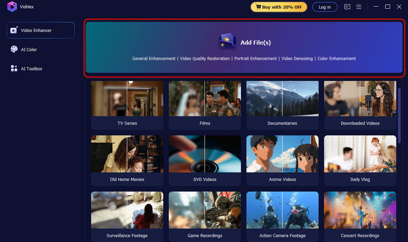 Interface Vidhex