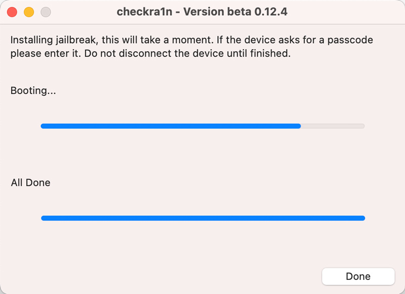 Faça jailbreak no iPhone usando o Checkra1n no MAC.