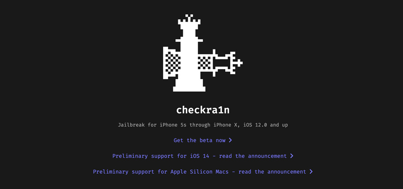 Checkra1n Jailbreak para iPhone no Mac