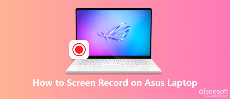 Gravação de tela no laptop Asus