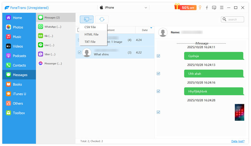 Sincronizar mensagens do iPhone para o MacBook iPad