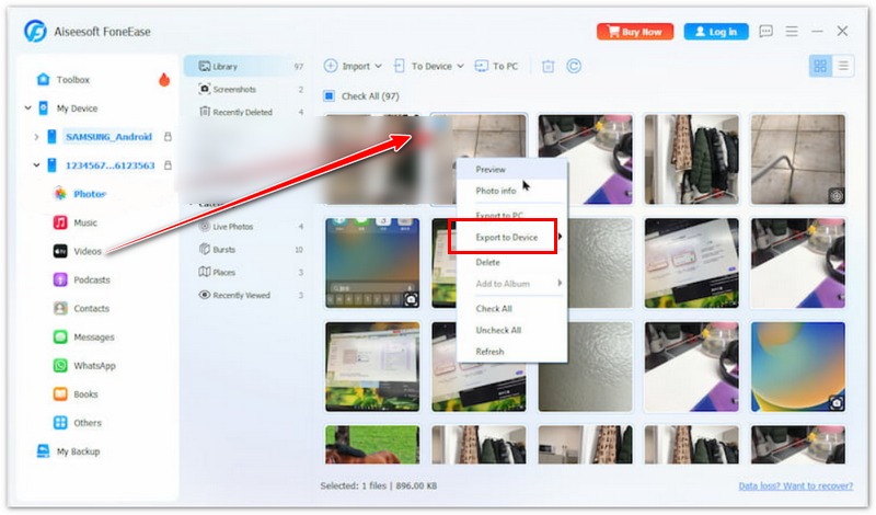 Transfer Video From Android To Iphone Via Foneease