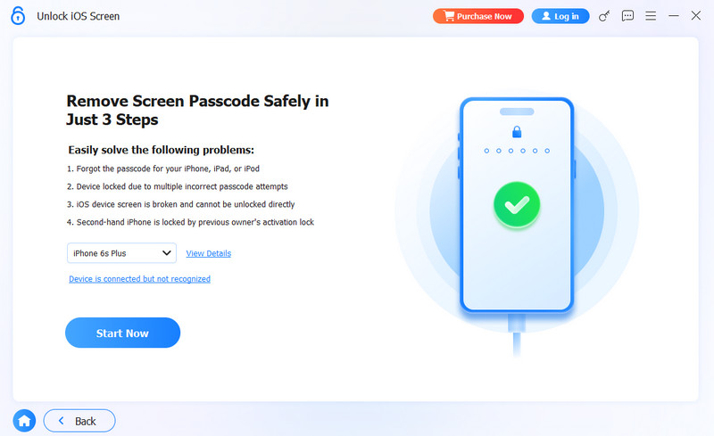 Conecte o dispositivo para desbloquear