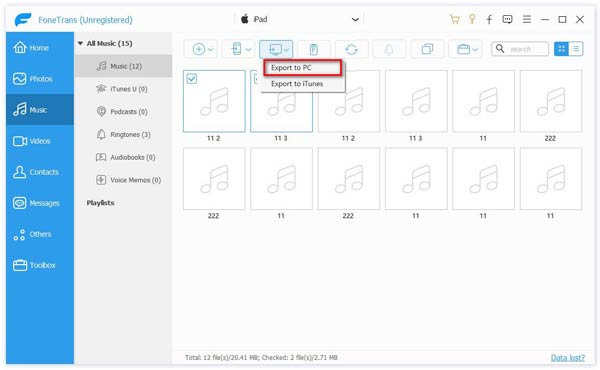 Colocar música do iPhone para o PC