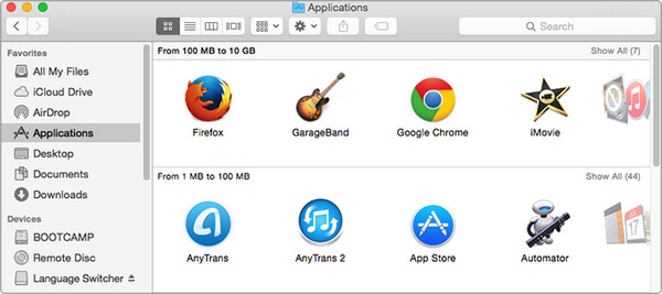 Como excluir aplicativos no Mac usando a pasta de aplicativos