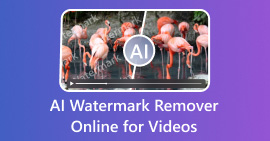 Removedor de marca d'água AI on-line para vídeos
