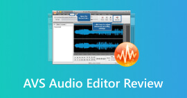 Revisão do editor de áudio AVS