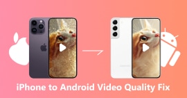 Correção da qualidade do vídeo do iPhone para Android