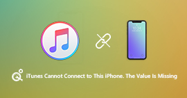 O iTunes não pôde se conectar a este iPhone