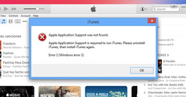 Corrigir o erro do iTunes 2