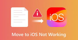 Migrar para iOS não está funcionando