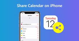 Compartilhar calendário no iPhone