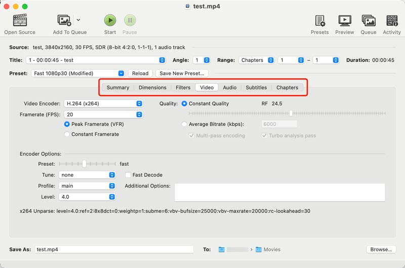 Handbrake Reduce Mp4 File Size