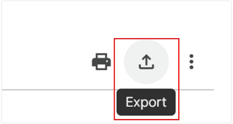 Clique em Exportar