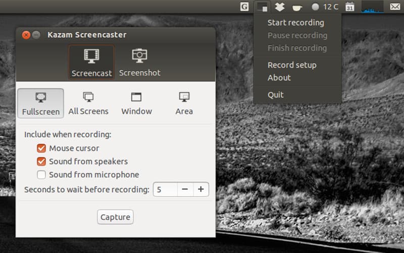 Kazam ScreenCaster