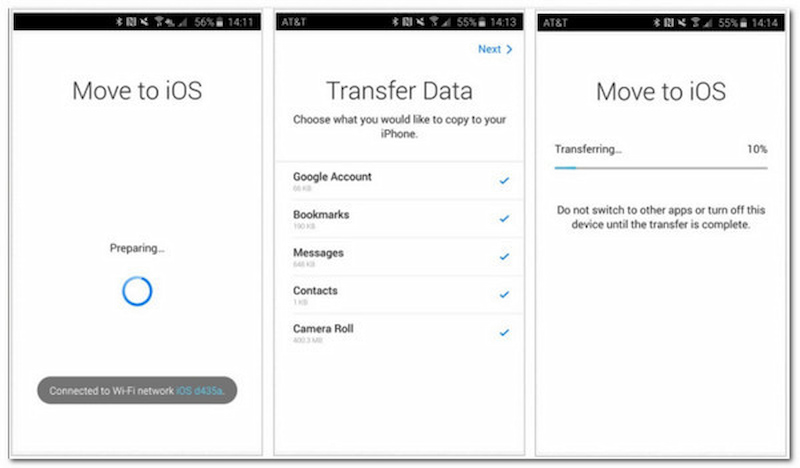 Migrar do Samsung para o iPhone
