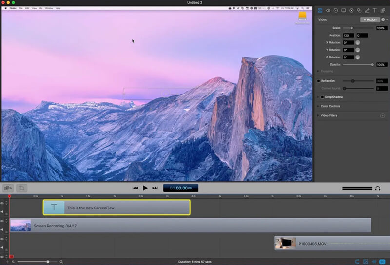Gravador de tela Screenflow para MAC