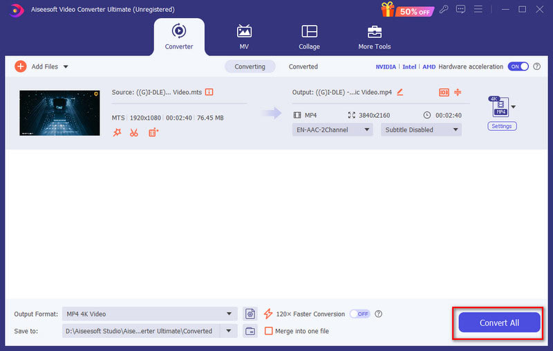 Conversor de vídeo Ultimate Start Converter