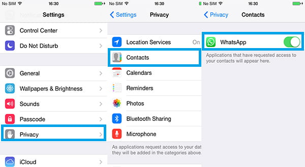 Problema com o WhatsApp no ​​iPhone