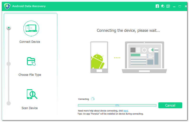 Conecte Android e PC