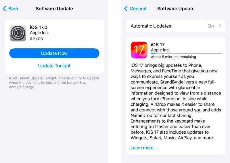 Atualize o iPhone para iOS 18/17 manualmente