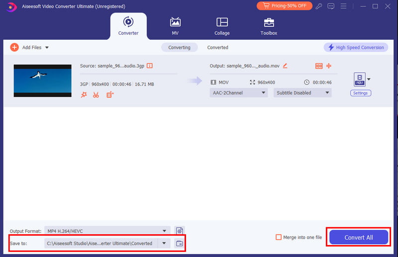 Aiseesoft converte todos os MKV para MOV