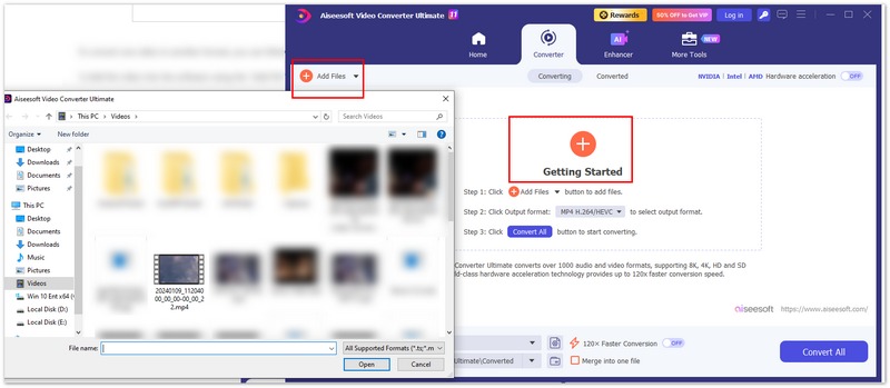 Adicionar arquivo MOD